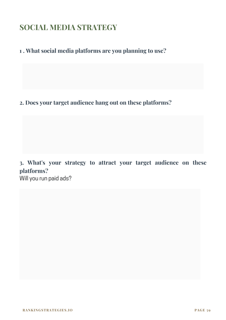 Social Media Strategy