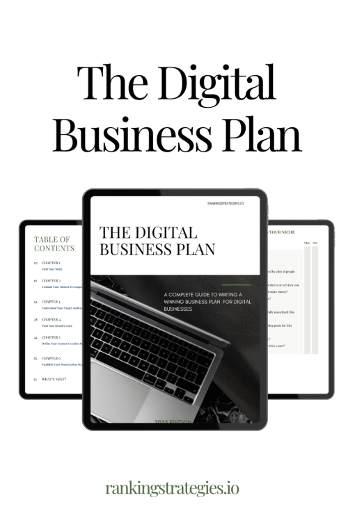 the digital business plan